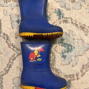 Vintage Winnie The Pooh Rainboots Toddler Size 8